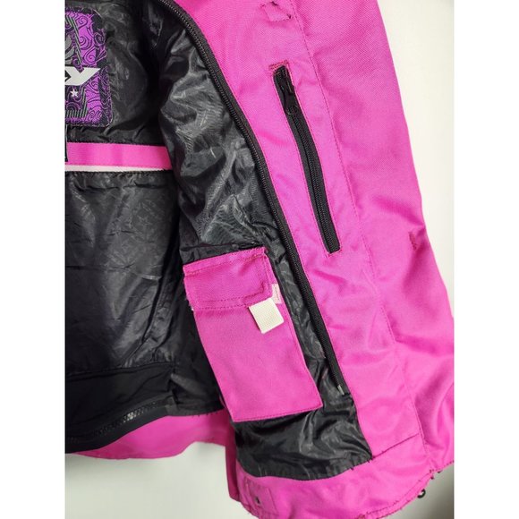 Fly Racing Women's XS Bright Pink Protective Racing Motorcycle Jacket - Picture 6 of 10